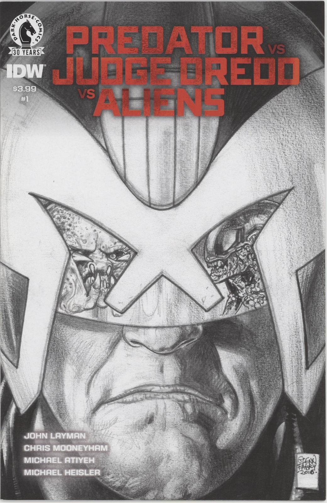 Predator vs. Judge Dredd vs. Aliens (2016 Dark Horse) #1-4