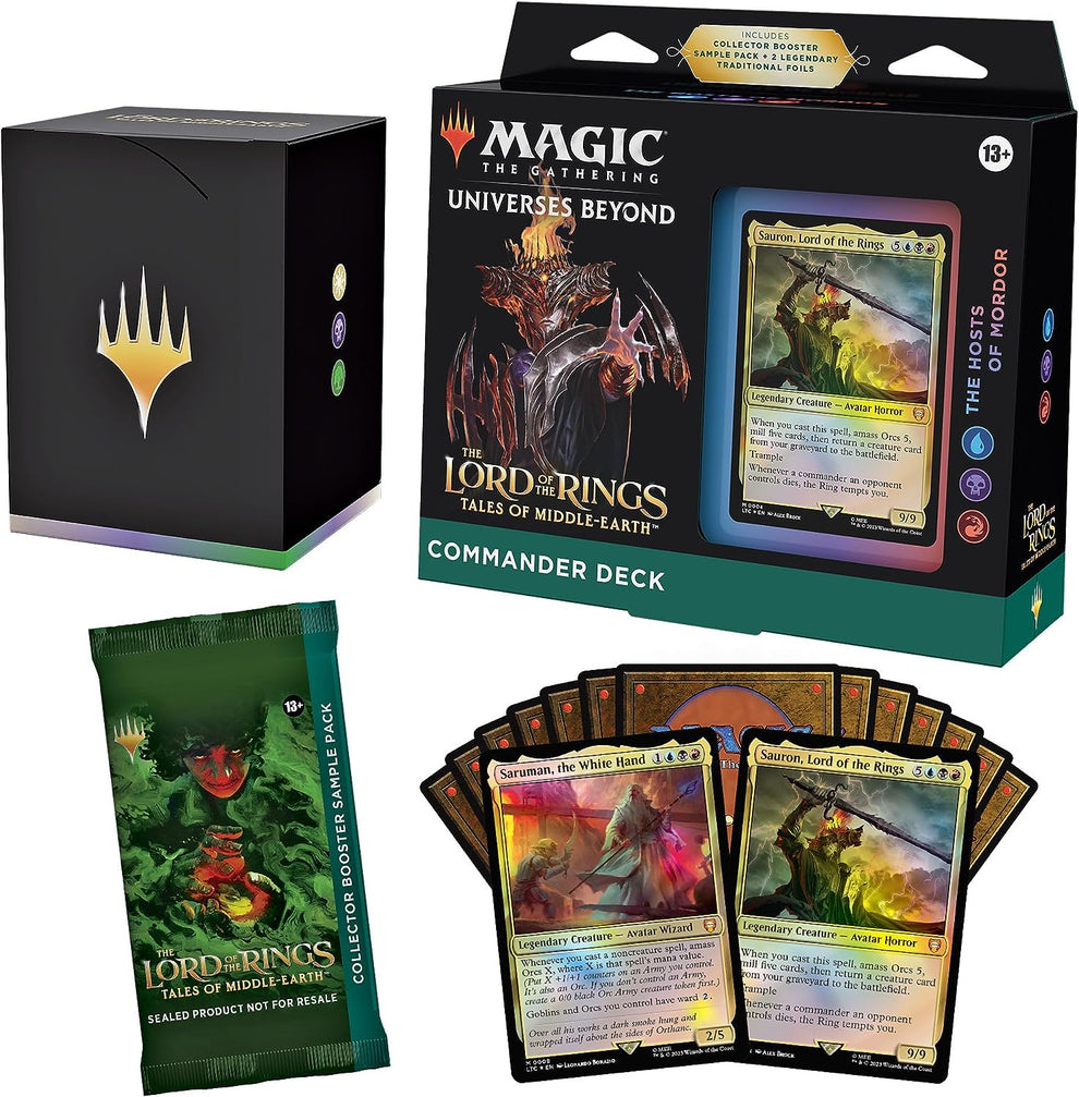 Magic the Gathering: Lord of the Rings: Tales of Middle-earth Commander  Deck The Hosts of Mordor