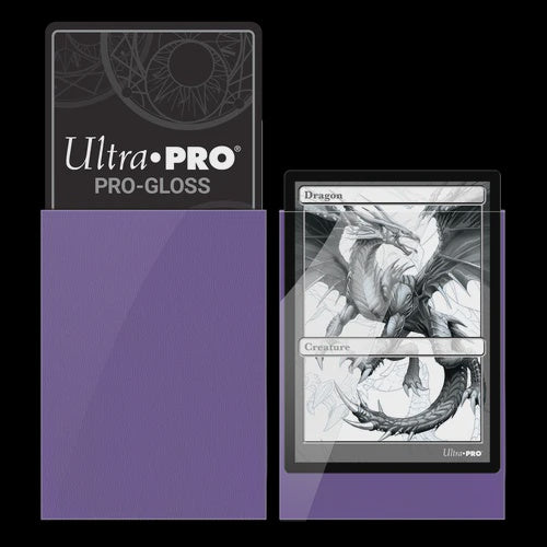 Ultra Pro: PRO-Gloss Standard Deck Protector Sleeves 50ct  (Purple)