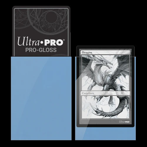 Ultra Pro: PRO-Gloss Standard Deck Protector Sleeves 50ct (Light Blue)