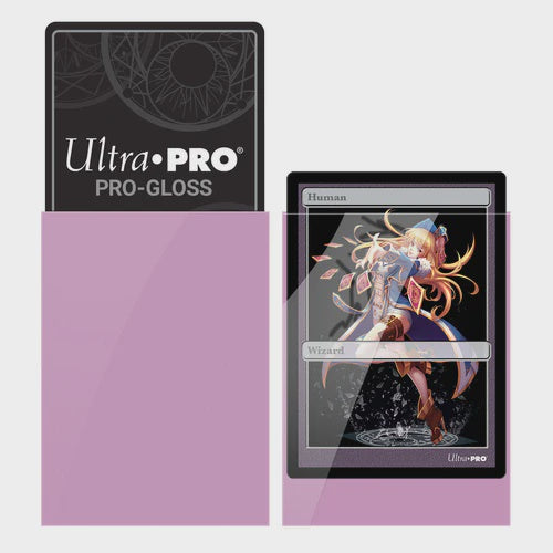 Ultra Pro: PRO-Gloss Small Deck Protector Sleeves 60ct (Pink)