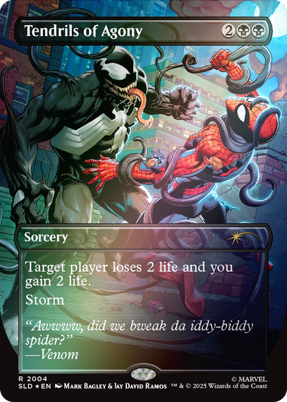 Magic the Gathering: Secret Lair x Marvel - Spider-Man: Venom Unleashed (Colors) [Rainbow Foil]