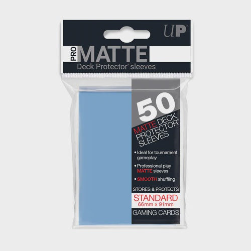 Ultra Pro: PRO-Matte Standard Deck Protector Sleeves 50ct (Light Blue)