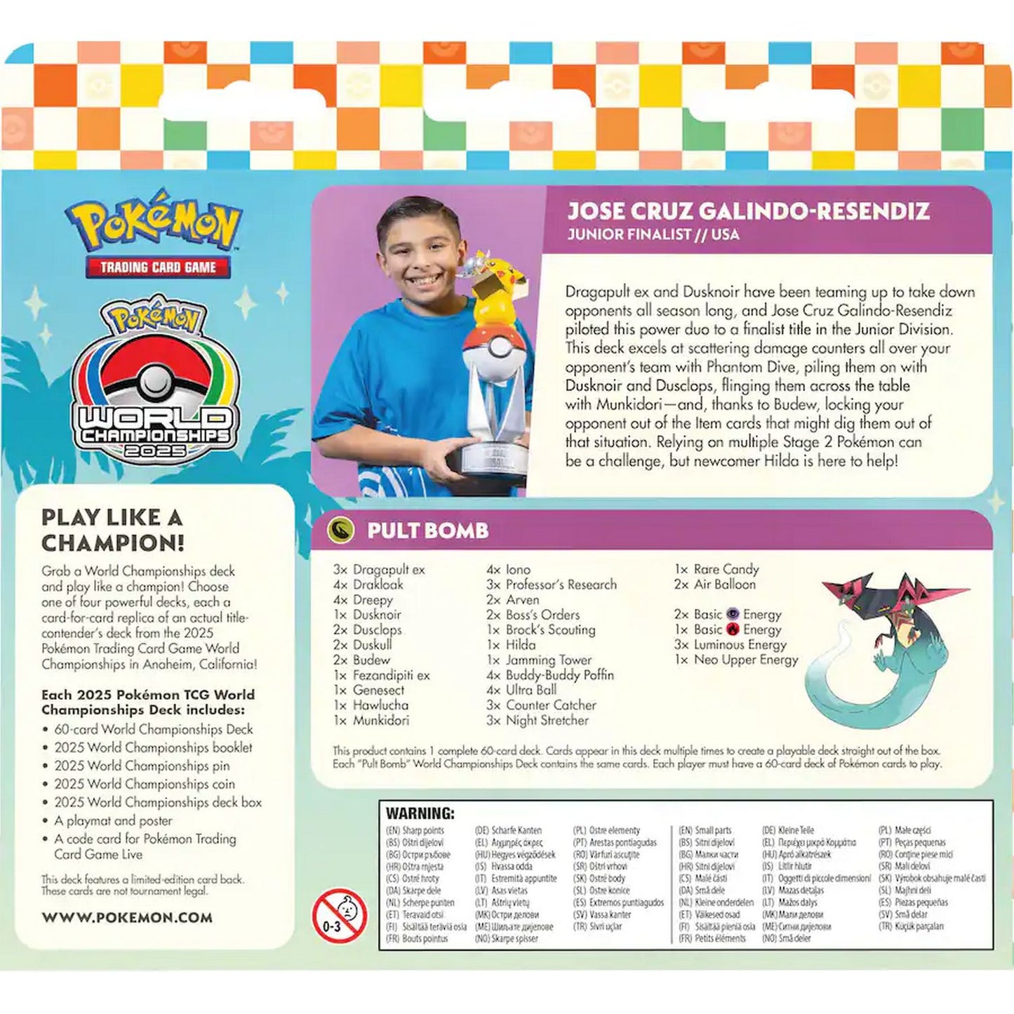 Pokemon: 2025 World Championship Decks (Set of Four)