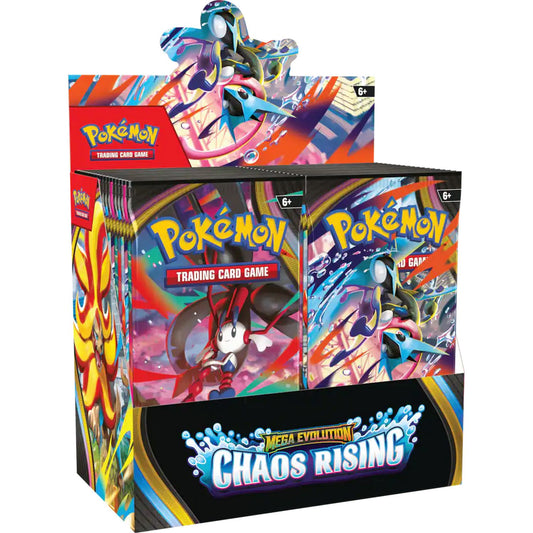 Pokémon: Mega Evolution - Chaos Rising Booster Box (ME04) *Expected Release Date 05-22-2026*