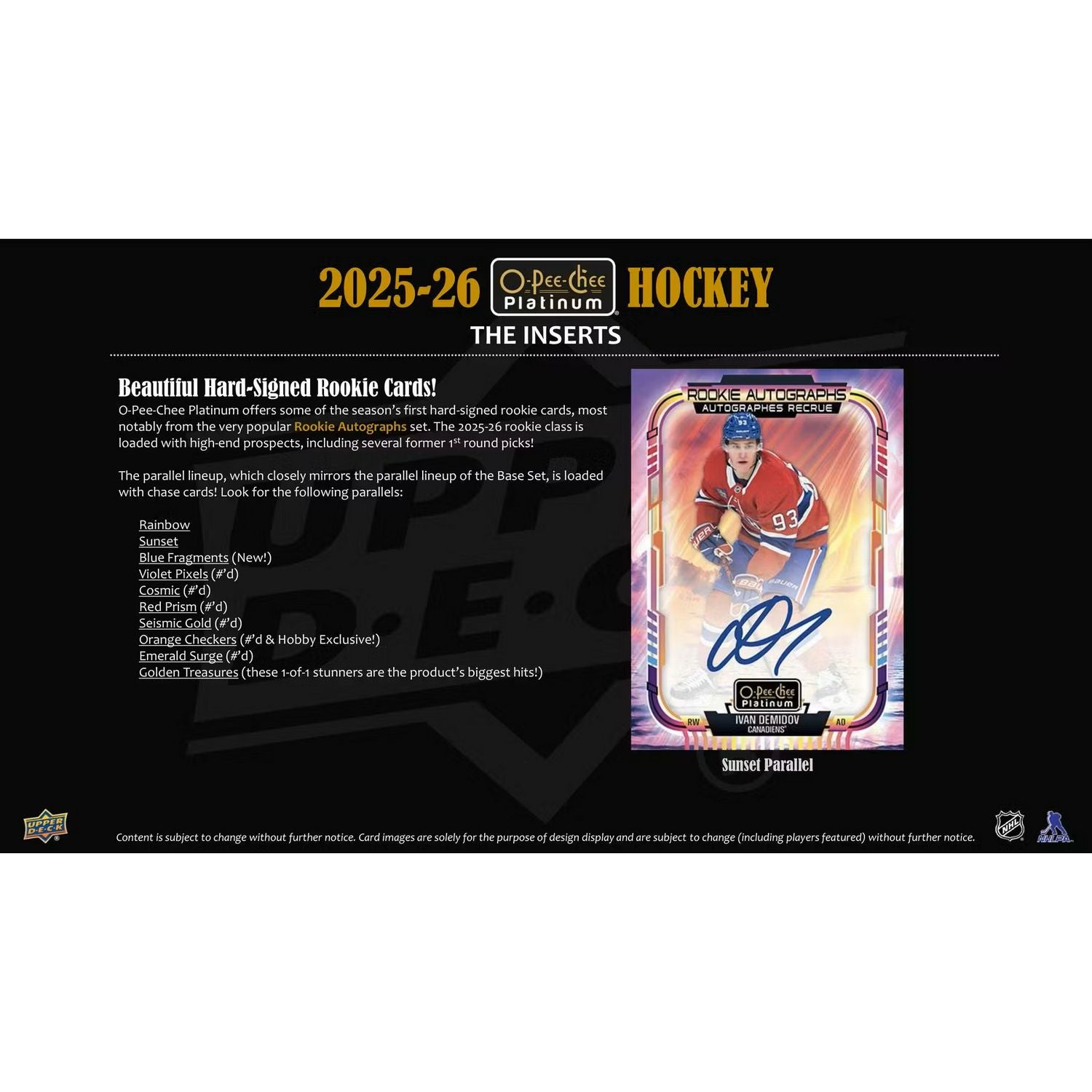 2025-26 Upper Deck O-Pee-Chee Platinum Hockey Hobby Box *Contact Us To Order*、Upper Deck、kayou