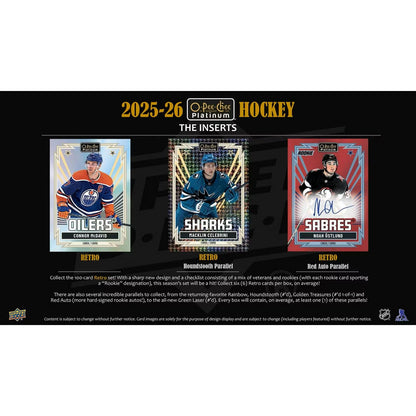 2025-26 Upper Deck O-Pee-Chee Platinum Hockey Hobby Box *Contact Us To Order*