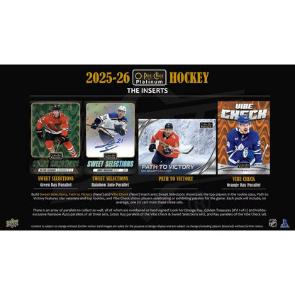 2025-26 Upper Deck O-Pee-Chee Platinum Hockey Hobby Box *Contact Us To Order*