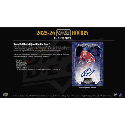 2025-26 Upper Deck O-Pee-Chee Platinum Hockey Blaster Box