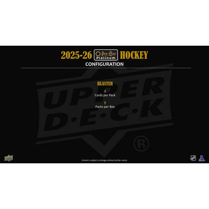 2025-26 Upper Deck O-Pee-Chee Platinum Hockey Blaster Box