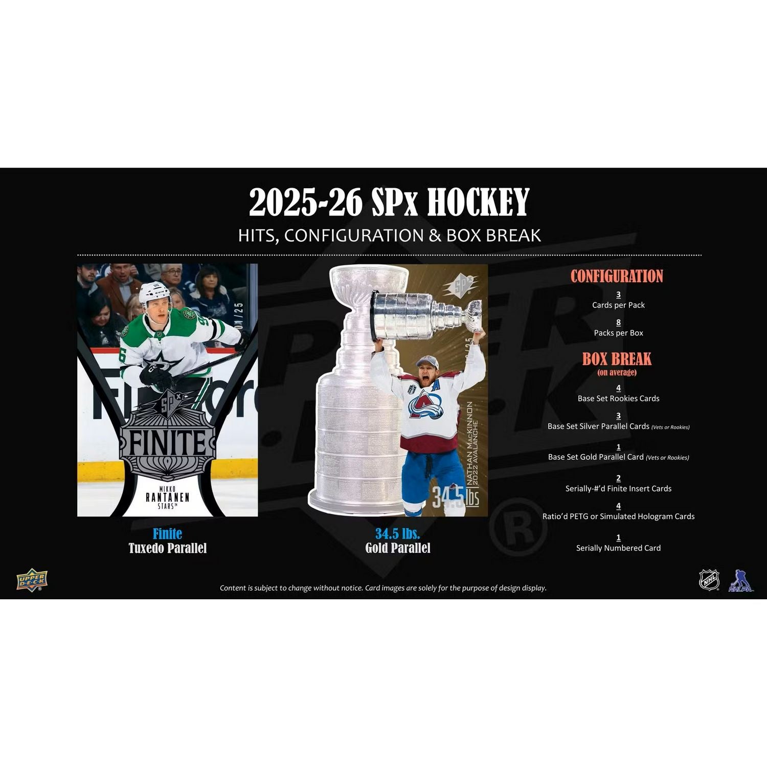 2025-26 Upper Deck SPx Hockey Hobby Box *Contact Us To Order*、Upper Deck、kayou