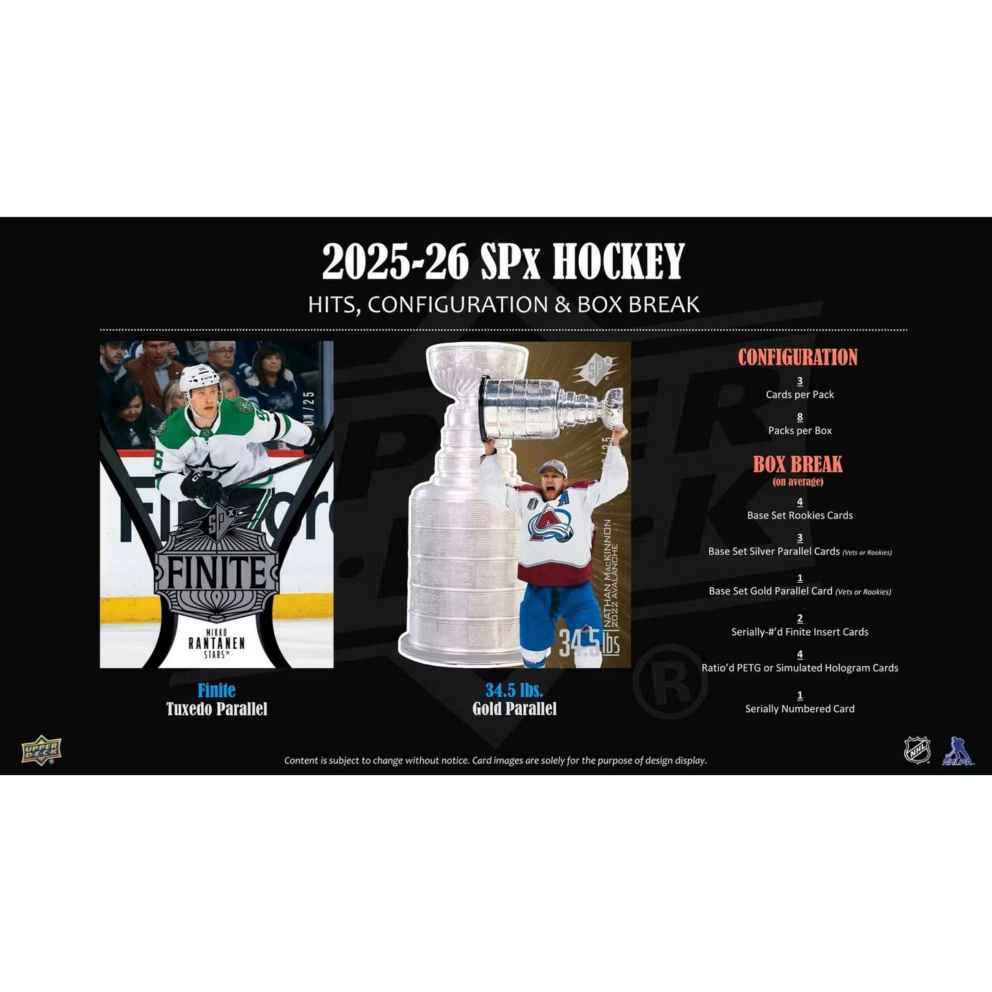 2025-26 Upper Deck SPx Hockey Hobby Box *Contact Us To Order*