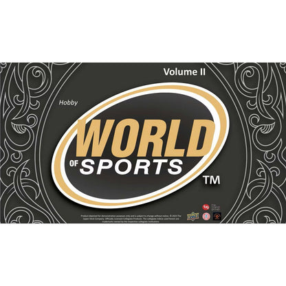 2025 Upper Deck World of Sports Volume 2 Multisport Hobby Box *Contact Us To Order*