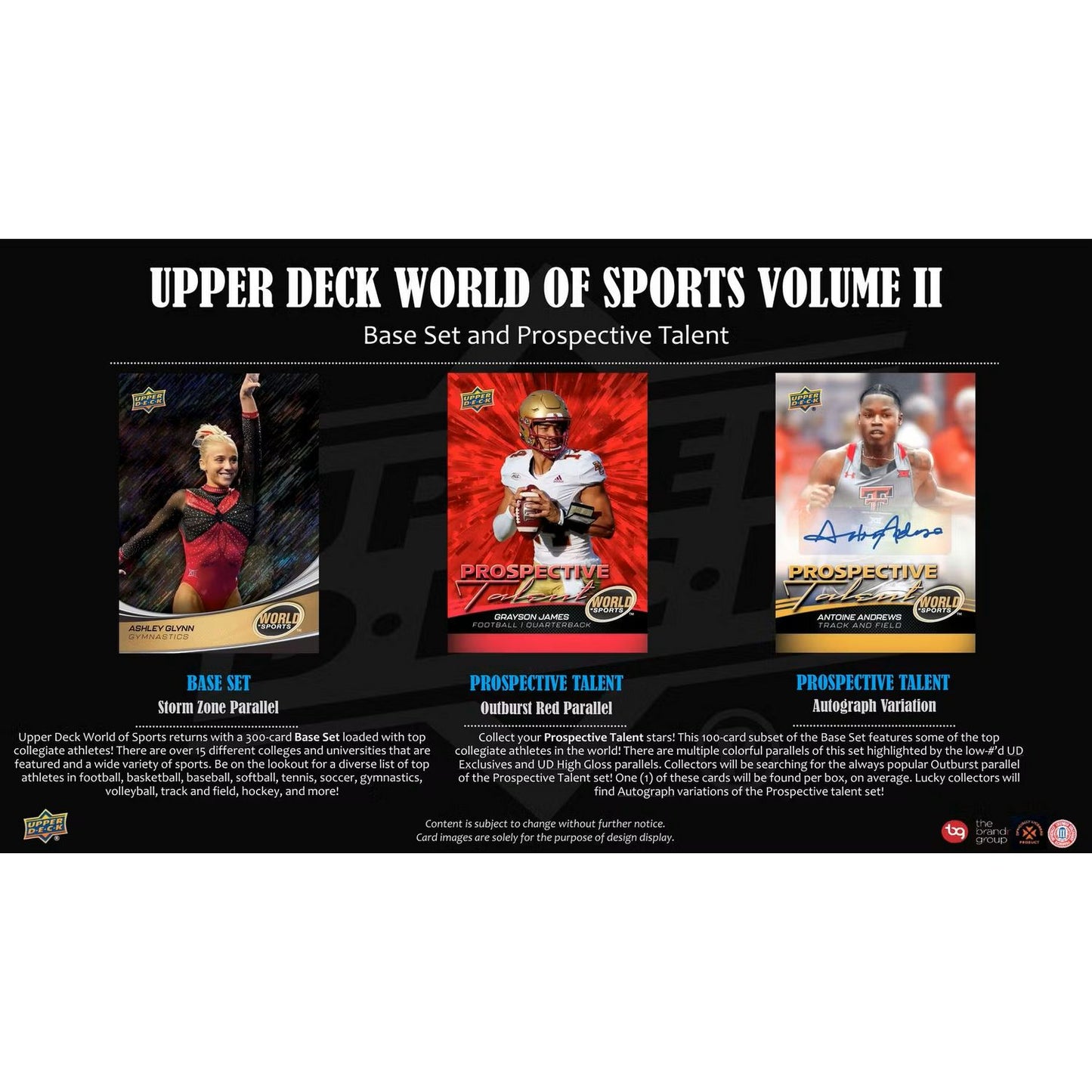 2025 Upper Deck World of Sports Volume 2 Multisport Hobby Box *Contact Us To Order*