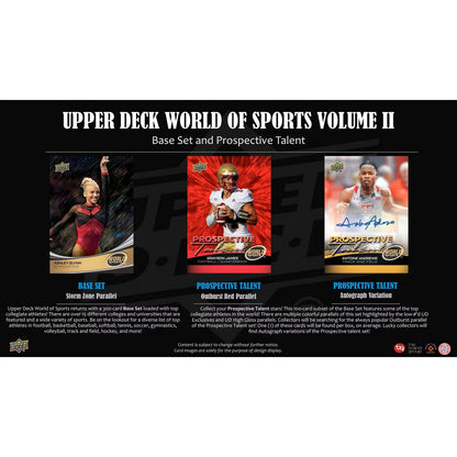2025 Upper Deck World of Sports Volume 2 Multisport Hobby Box *Contact Us To Order*