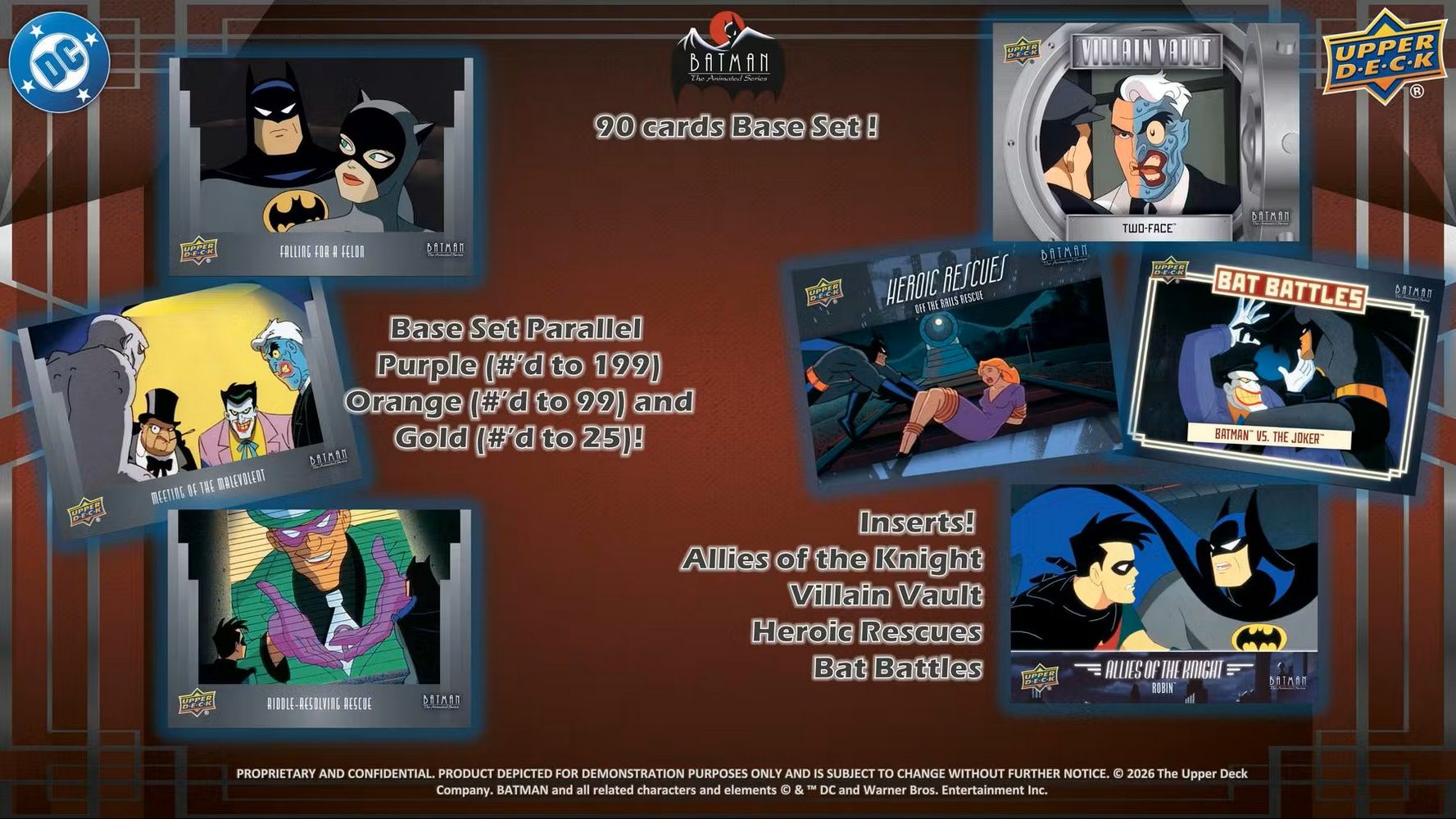 2026 Upper Deck Batman the Animated Series Hobby Box、Upper Deck、kayou