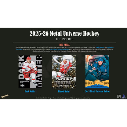 2025-26 Upper Deck Metal Universe Hockey Blaster Box