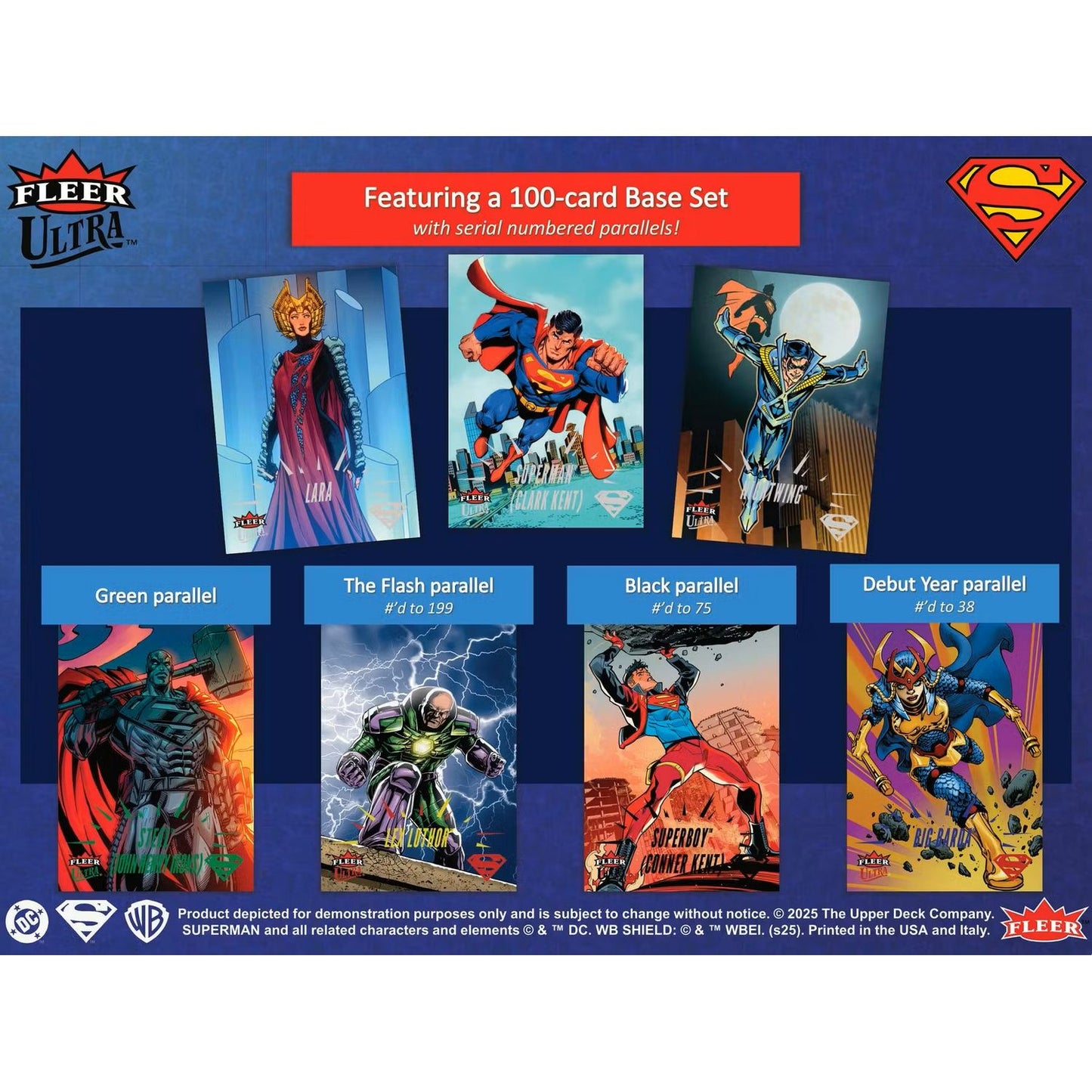 2025 Upper Deck Fleer Ultra Superman Hobby Box *Contact Us To Order*