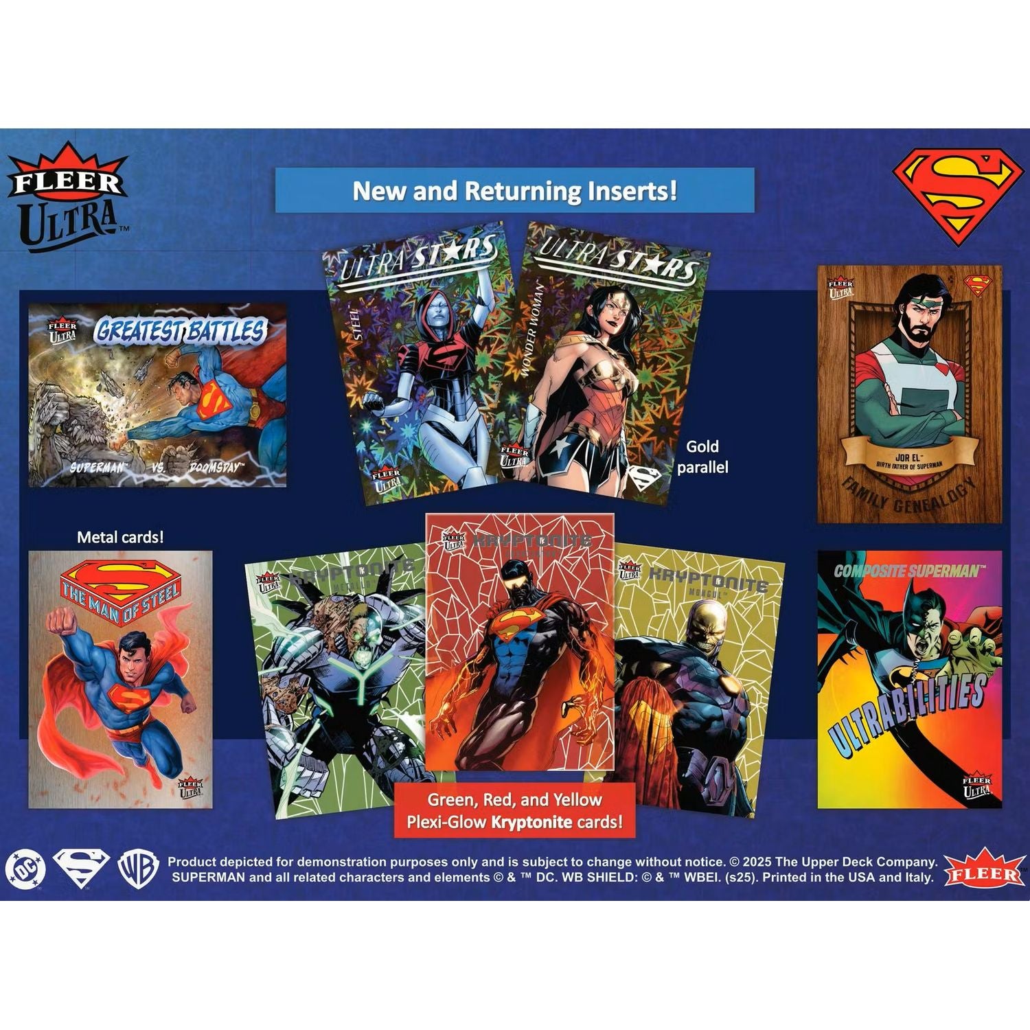 2025 Upper Deck Fleer Ultra Superman Hobby Box *Contact Us To Order*、Upper Deck、kayou