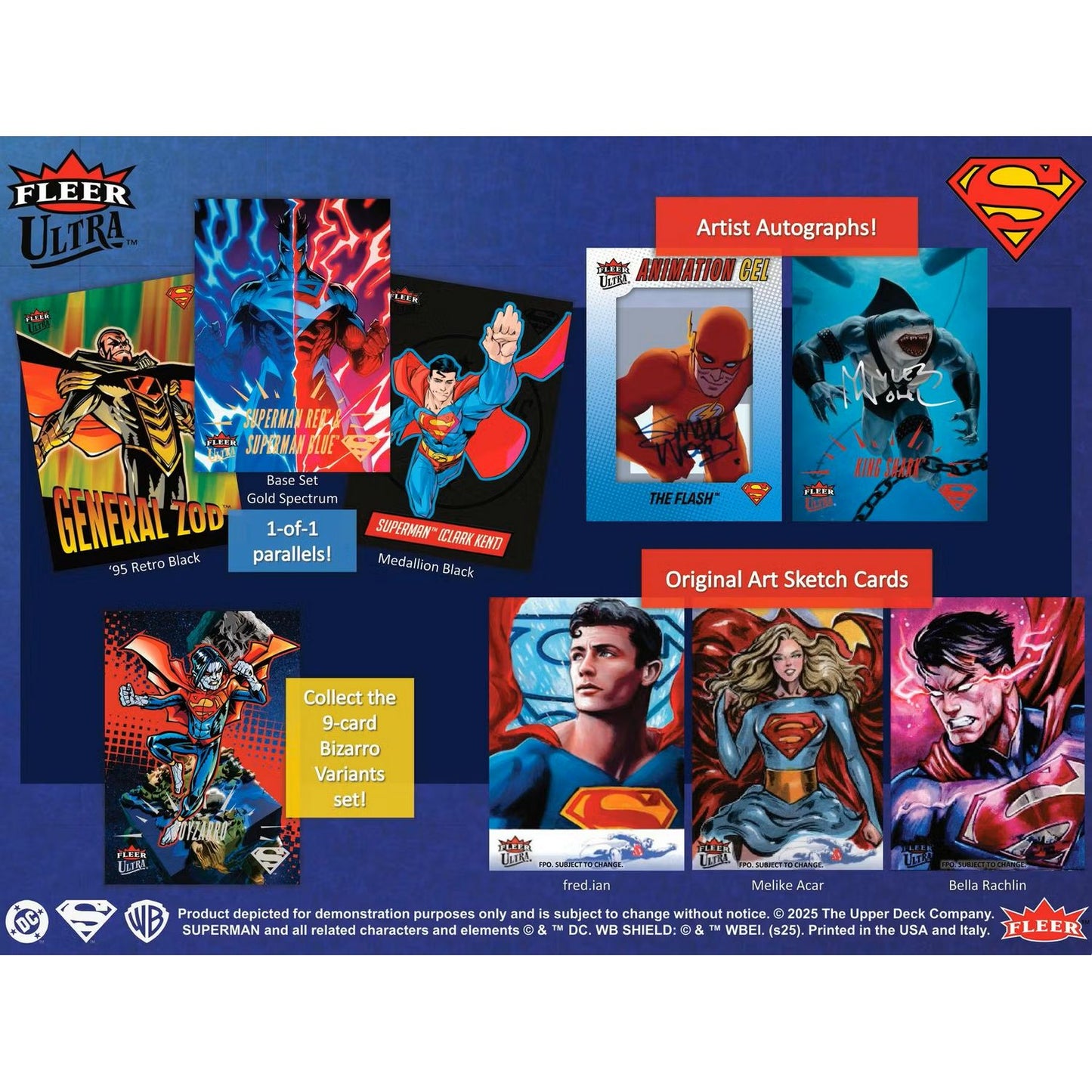 2025 Upper Deck Fleer Ultra Superman Hobby Box *Contact Us To Order*