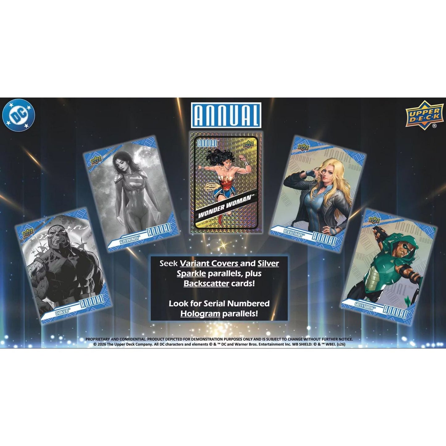 2024-25 Upper Deck DC Annual Hobby Box *Contact Us To Order*