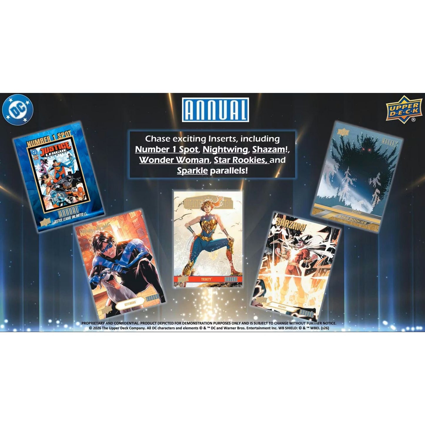 2024-25 Upper Deck DC Annual Hobby Box *Contact Us To Order*