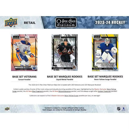 2023-24 Upper Deck O-Pee-Chee Platinum Hockey Blaster Box