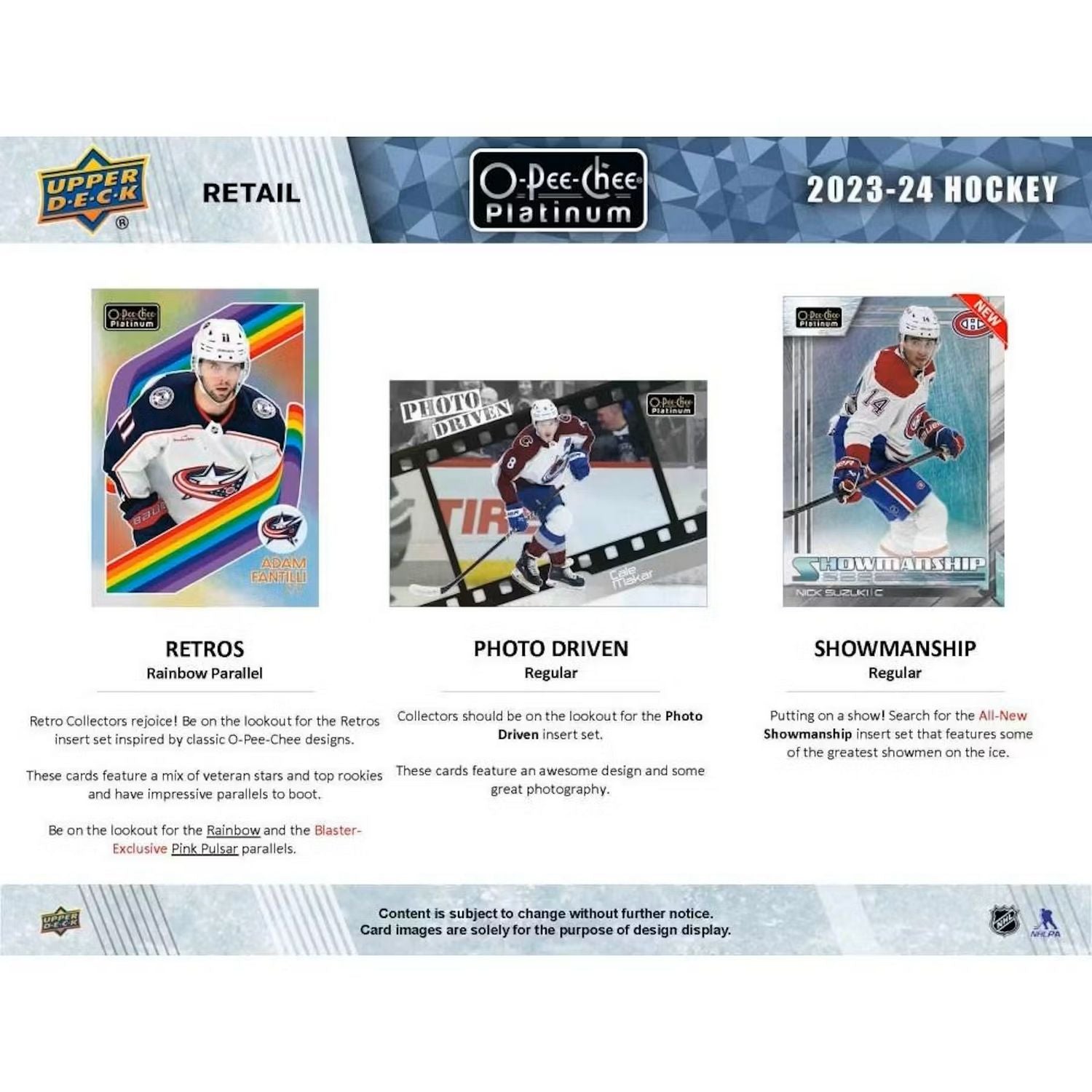 2023-24 Upper Deck O-Pee-Chee Platinum Hockey Blaster Box、Upper Deck、kayou