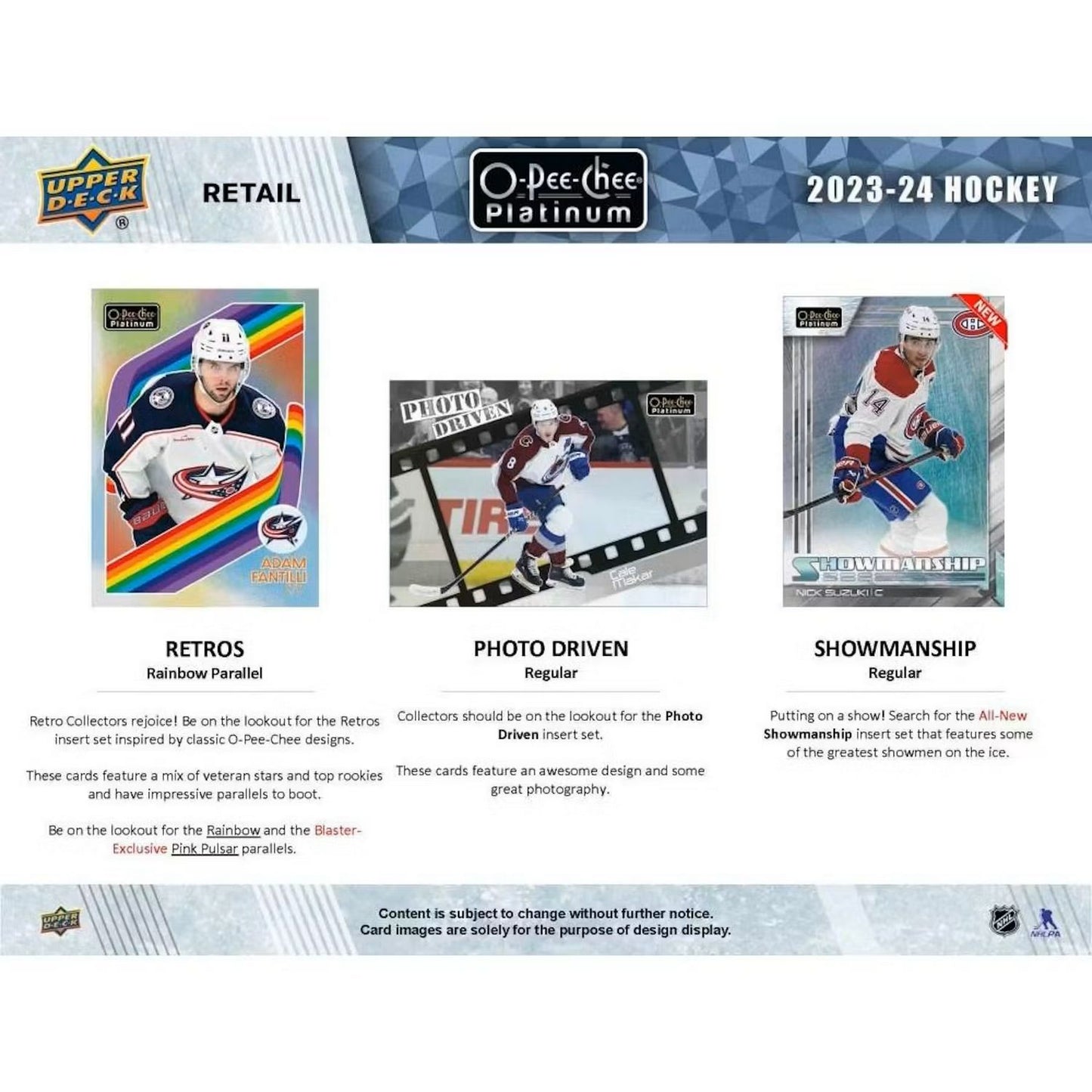 2023-24 Upper Deck O-Pee-Chee Platinum Hockey Blaster Box