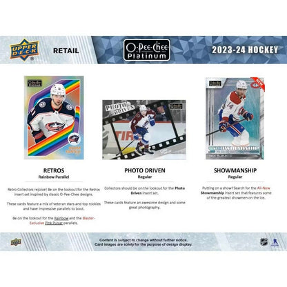 2023-24 Upper Deck O-Pee-Chee Platinum Hockey Blaster Box