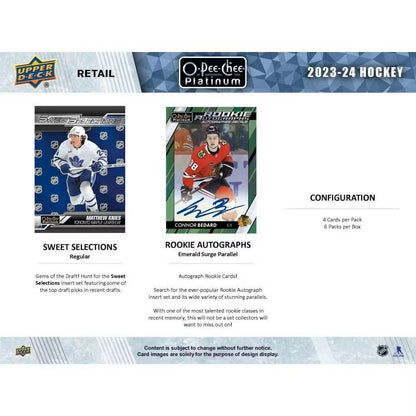 2023-24 Upper Deck O-Pee-Chee Platinum Hockey Blaster Box