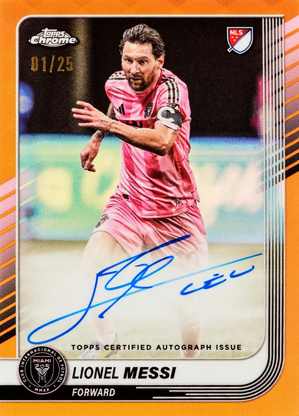 2025 Topps Chrome MLS Soccer Blaster Box