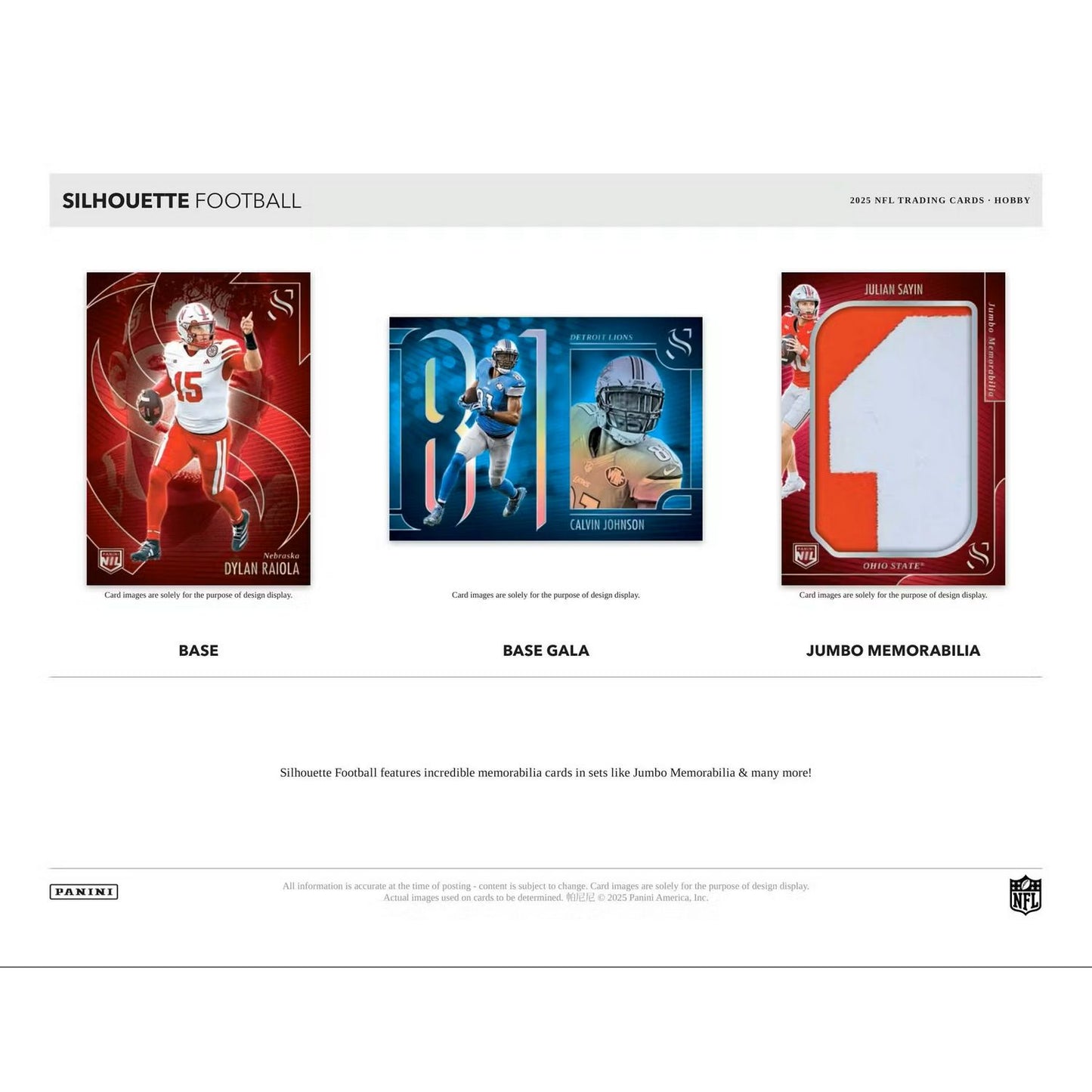 2025 Panini Silhouette Football Hobby Box