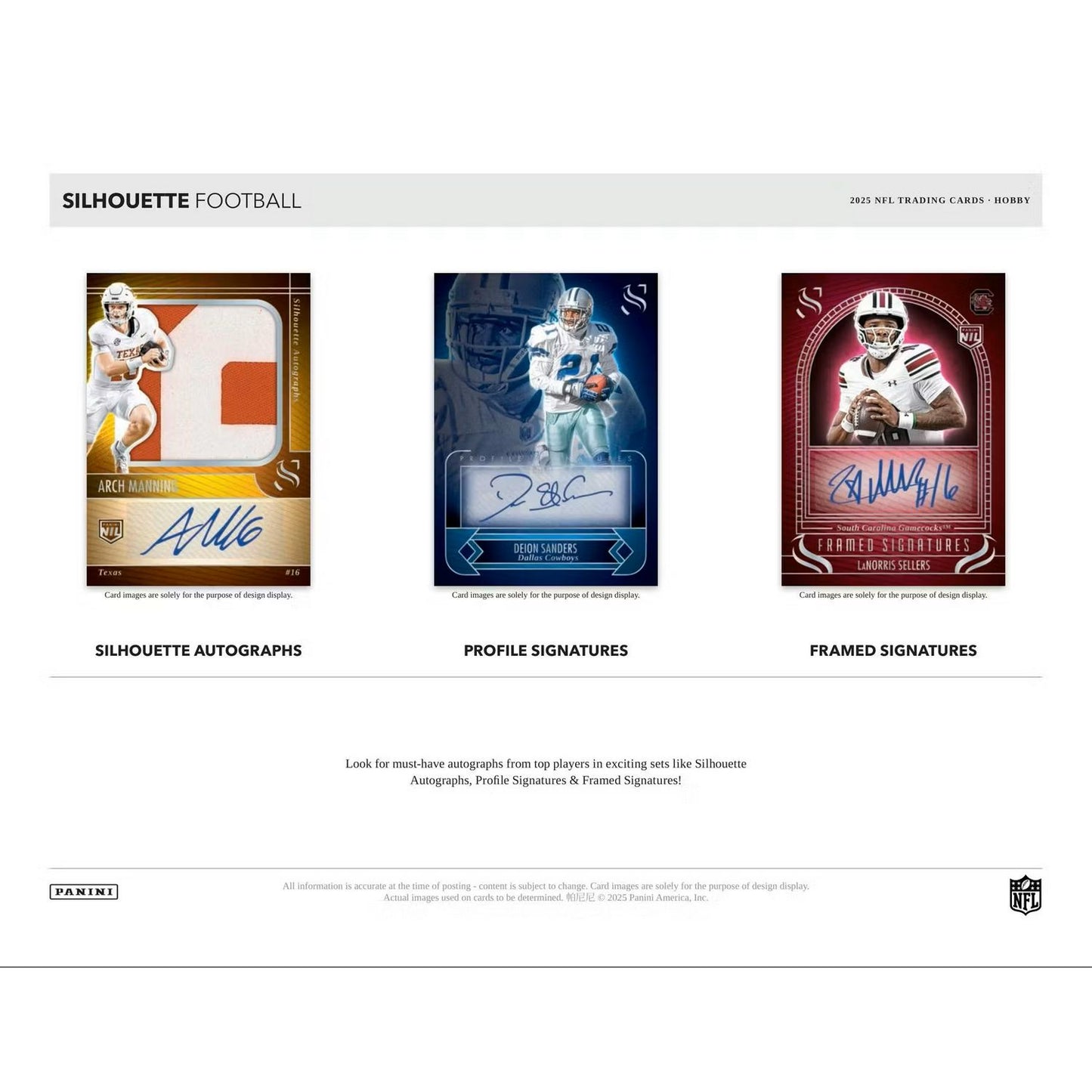 2025 Panini Silhouette Football Hobby Box