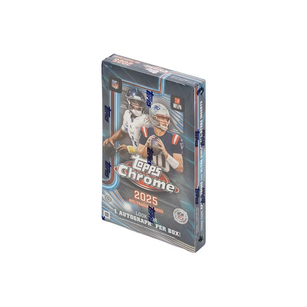 football gems of the game 1 graded card 2025 Topps Chrome Football Hobby Box