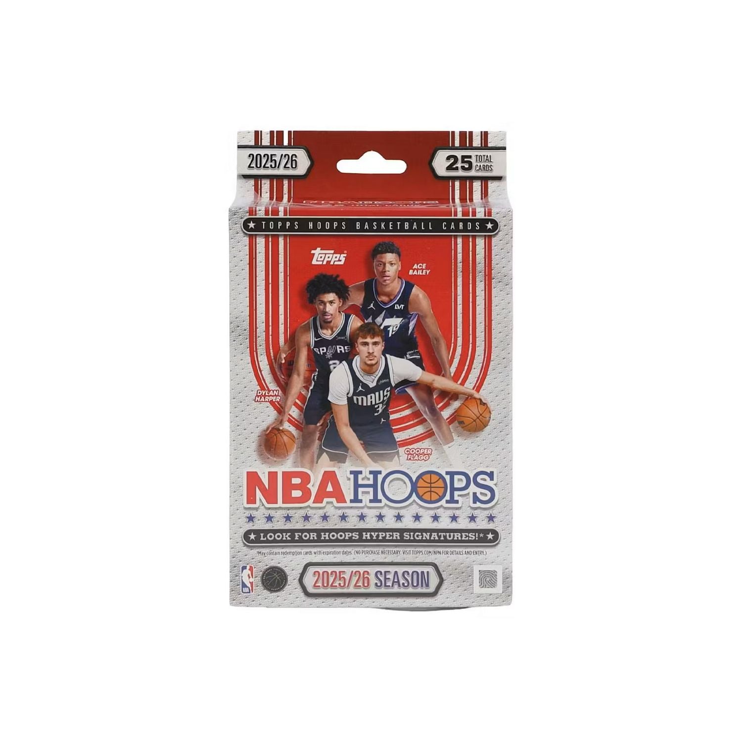 2025-26 Topps NBA Hoops Basketball Hanger Box、Topps、kayou
