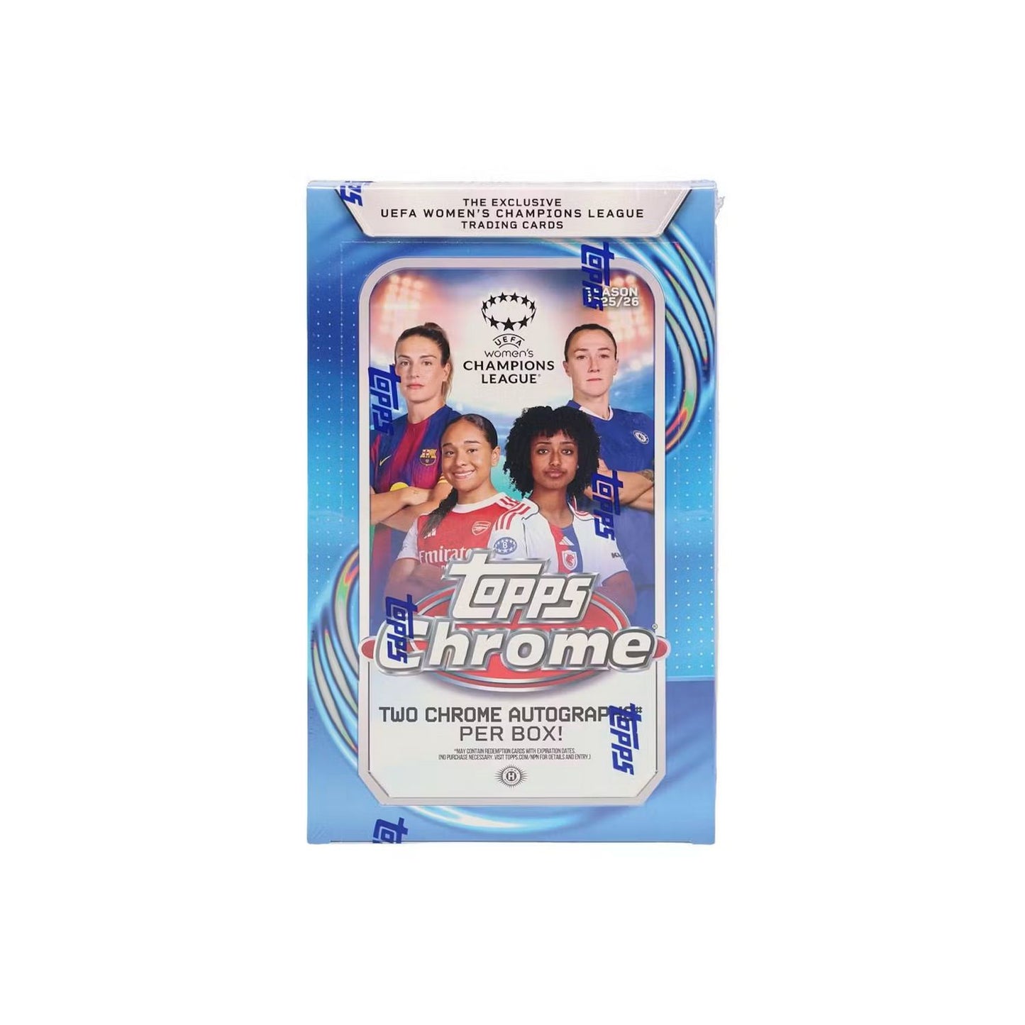 2025-26 Topps Chrome UEFA Women’s Champions League Hobby Box