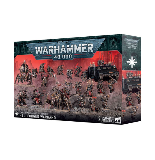 Warhammer 40K: Chaos Space Marines Battleforce - Hellforged Warband