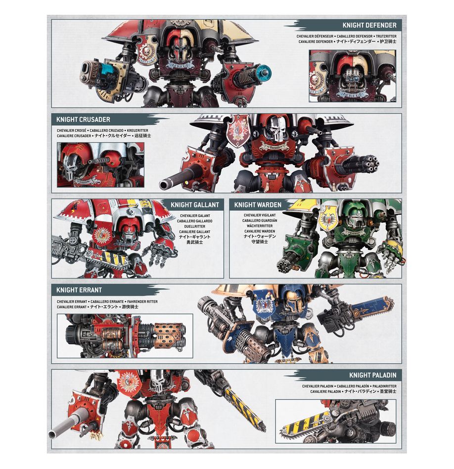 Warhammer 40K: Imperial Knights - Knight Questoris(Releases 9-20-2025)