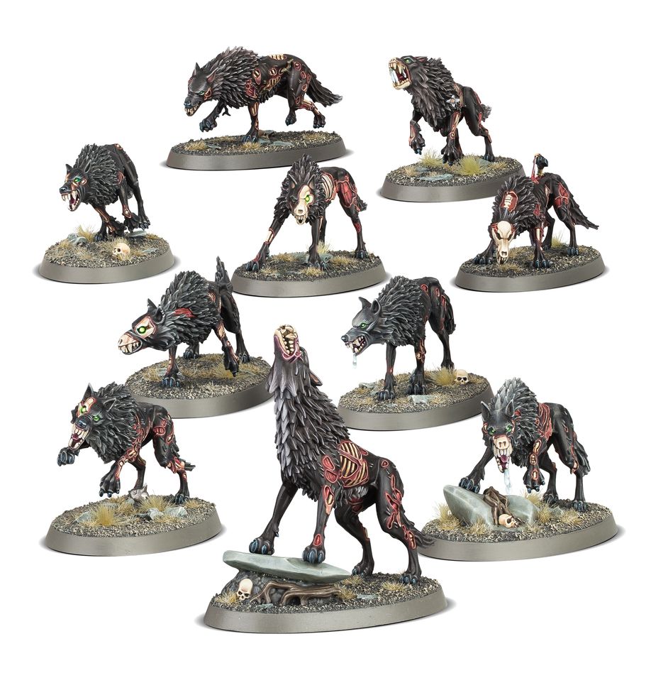 Warhammer Age of Sigmar: Soulblight Gravelords - Dire Wolves