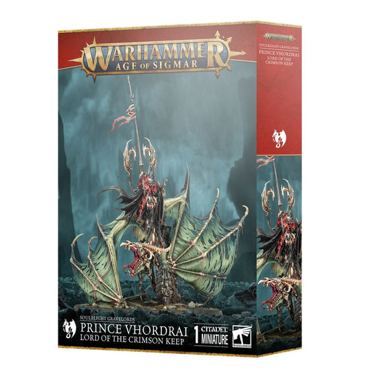 Warhammer Age of Sigmar: Soulblight Gravelords - Prince Vhordral, Lord of the Crimson Keep - Collector Store LLC