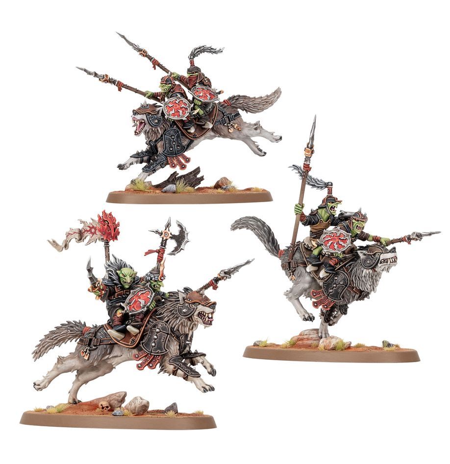 Warhammer Age of Sigmar: Spearhead - Gloomspite Gitz - Snarlpack Huntaz