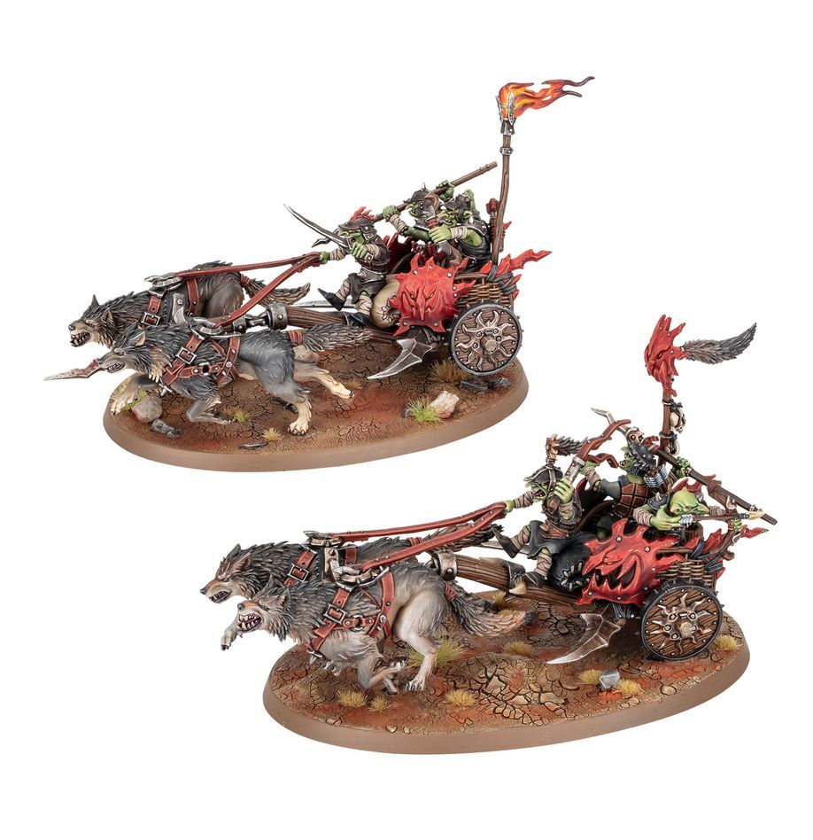 Warhammer Age of Sigmar: Spearhead - Gloomspite Gitz - Snarlpack Huntaz