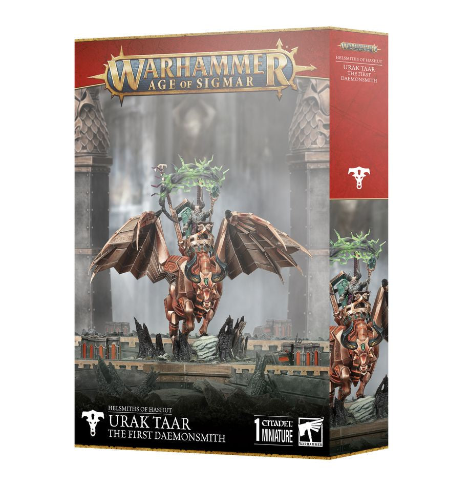 Warhammer Age of Sigmar: Helsmiths of Hashut - Urak Taar the First Daemonsmith*Expected Release Date 11-1-2025*