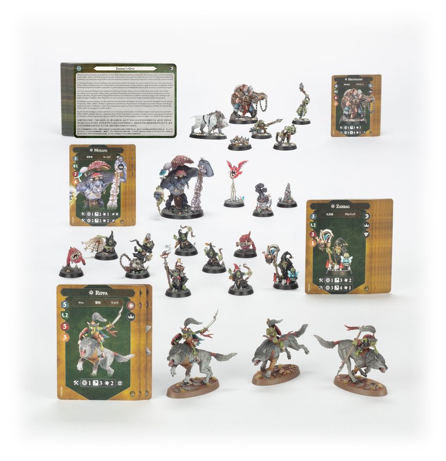 Warhammer Underworlds: Destruction Warbands - Gitz and Goliaths
