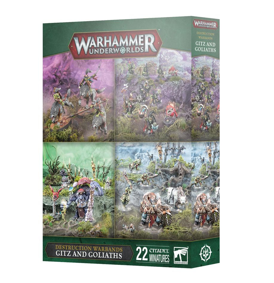 Warhammer Underworlds: Destruction Warbands - Gitz and Goliaths*Expected Release Date 10-18-2025*