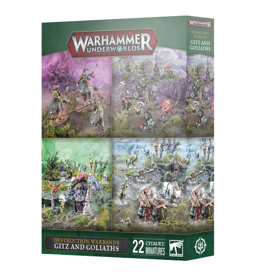Warhammer Underworlds: Destruction Warbands - Gitz and Goliaths(Expected Release Date 10-18-2025)