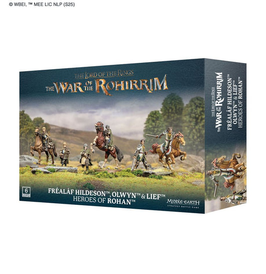 Middle-earth Strategy Battle Game: Frealaf Hildeson, Olwyn & Lief, Heroes of Rohan(Releases 10-4-2025)
