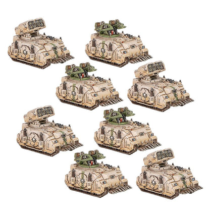 Warhammer The Horus Heresy: Legions Imperialis: Whirlwind and Scorpius Missile Tank Squadrons(Releases 9-6-2025)