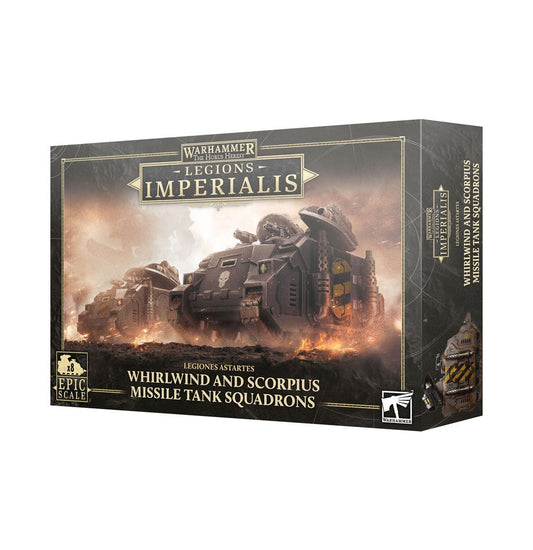 Warhammer The Horus Heresy: Legions Imperialis: Whirlwind and Scorpius Missile Tank Squadrons(Releases 9-6-2025)